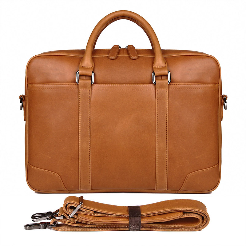 bespoke leather briefcase